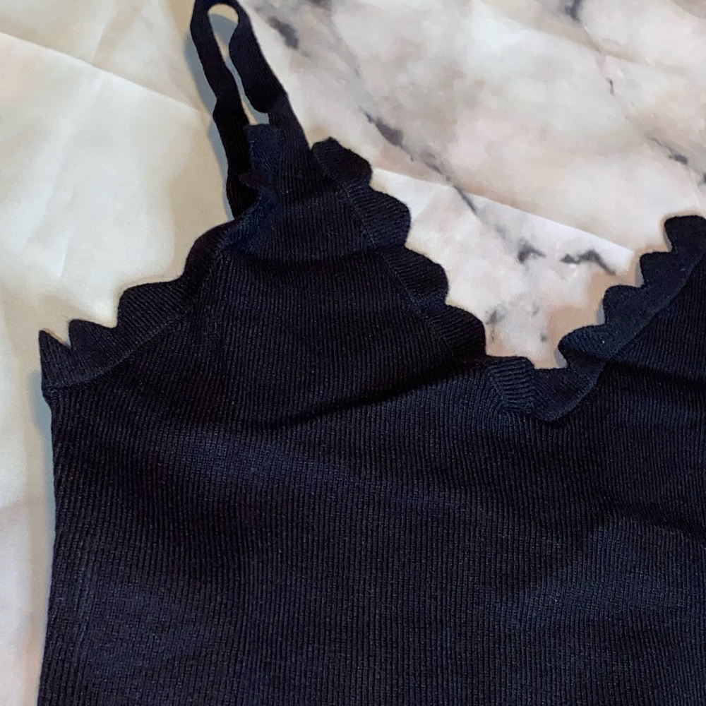 🌺 NEW Unity Plus Scallop Trim Cami Knit Top - Picture 5 of 14